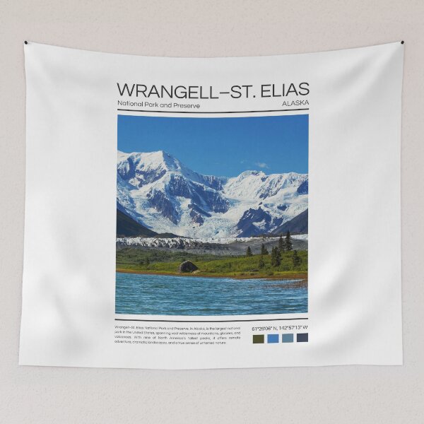 Item preview, Wrangell–St. Elias National Park and Preserve - Alaska designed and sold by StudioRedKoala.