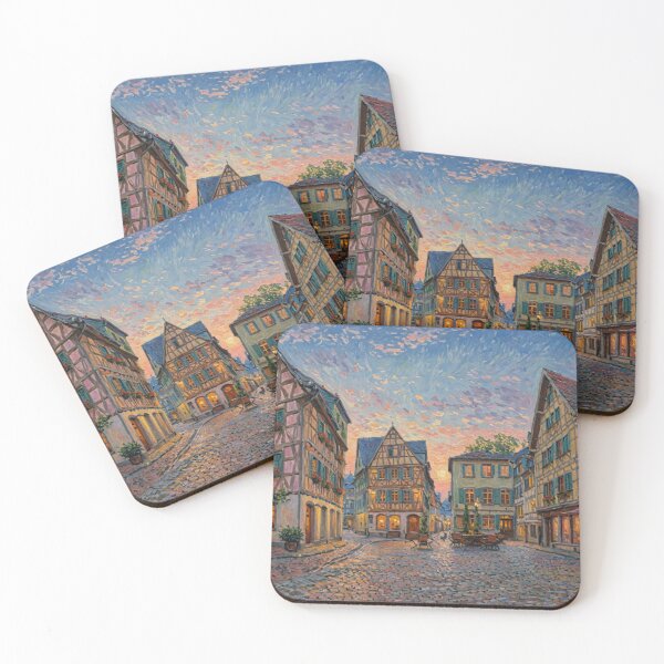 Item preview, Dusk in the Old Town of Mainz designed and sold by sid1802.