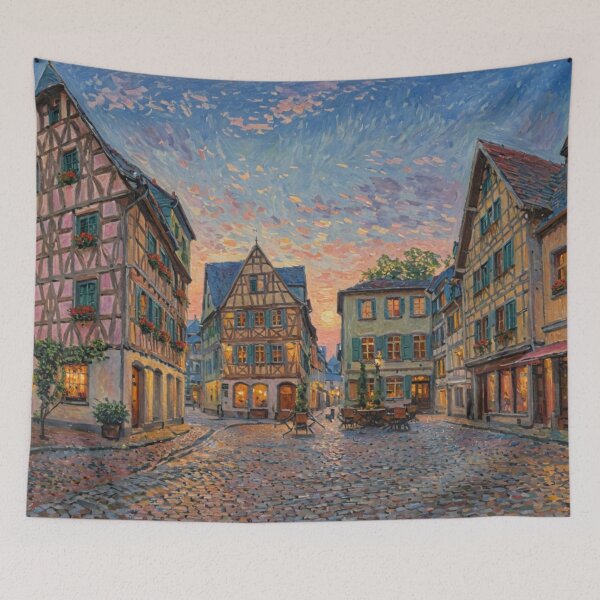 Item preview, Dusk in the Old Town of Mainz designed and sold by sid1802.