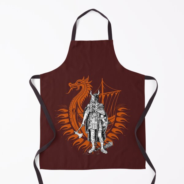Item preview, Old Viking Warrior Armor Dragon Ship Norse Mythology Viking Art. designed and sold by LunaPrintCo.
