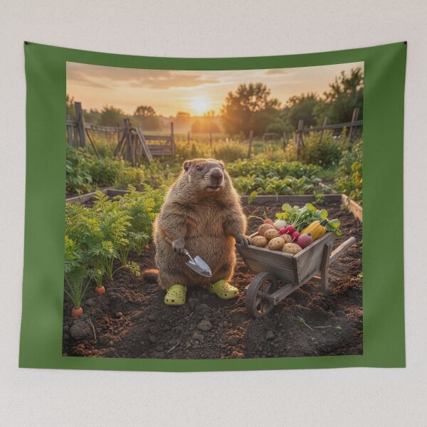Item preview, Groundhog Gardener designed and sold by Tridentulus.