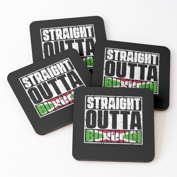 Item preview, Straight Outta Burundi Flag designed and sold by CosmoKitsch.