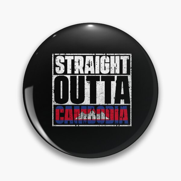Item preview, Straight Outta Cambodia Flag designed and sold by CosmoKitsch.