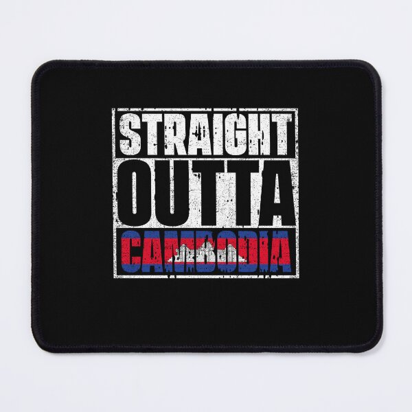 Item preview, Straight Outta Cambodia Flag designed and sold by CosmoKitsch.