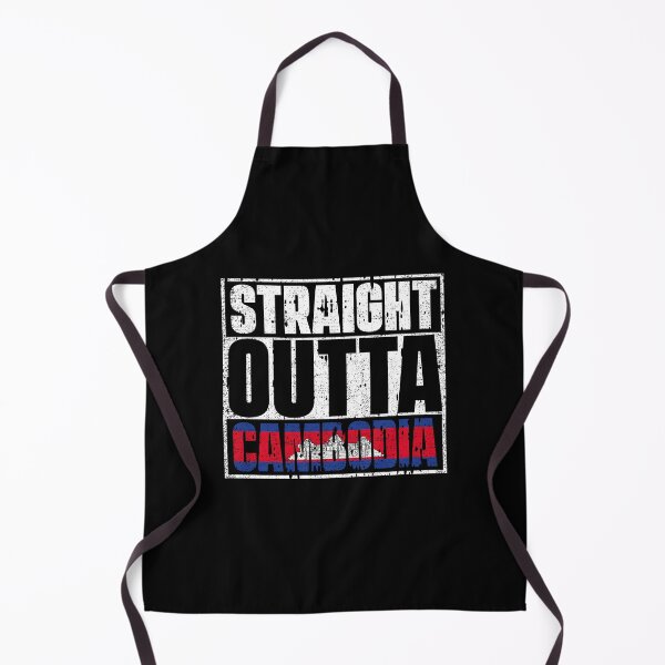Item preview, Straight Outta Cambodia Flag designed and sold by CosmoKitsch.