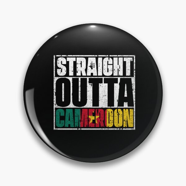 Item preview, Straight Outta Cameroon Flag designed and sold by CosmoKitsch.