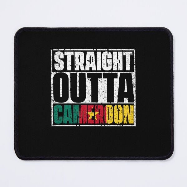 Item preview, Straight Outta Cameroon Flag designed and sold by CosmoKitsch.