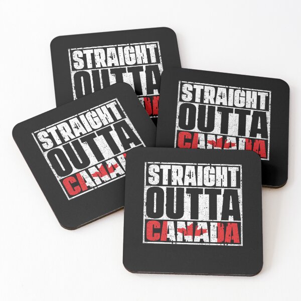 Item preview, Straight Outta Canada Flag designed and sold by CosmoKitsch.
