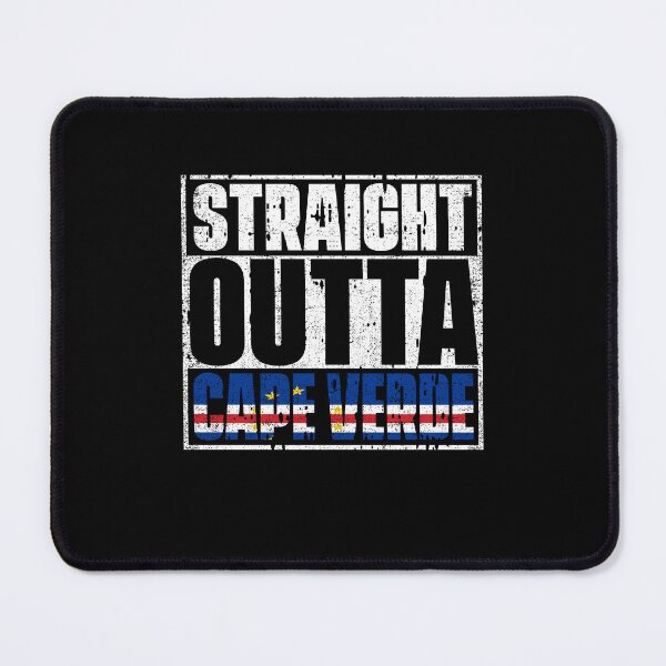 Item preview, Straight Outta Cape Verde Flag designed and sold by CosmoKitsch.