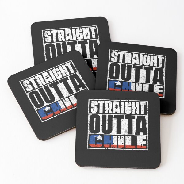 Item preview, Straight Outta Chile Flag designed and sold by CosmoKitsch.
