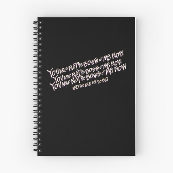 Item preview, YOU ARE NOT THE BOSS OF ME NOW designed and sold by remerasnerdas.