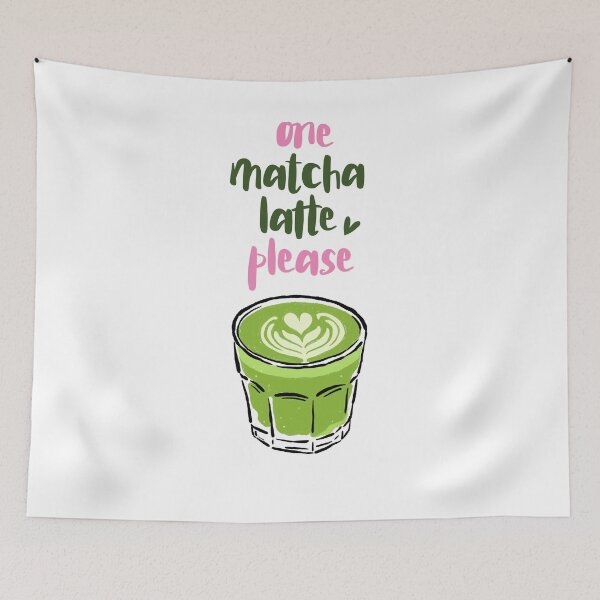 Item preview, One Matcha Latte Please designed and sold by krystalRomanart.