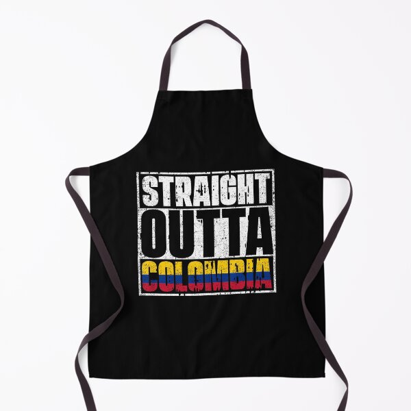 Item preview, Straight Outta Colombia Flag designed and sold by CosmoKitsch.