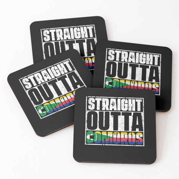 Item preview, Straight Outta Comoros Flag designed and sold by CosmoKitsch.