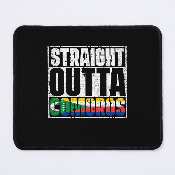 Item preview, Straight Outta Comoros Flag designed and sold by CosmoKitsch.