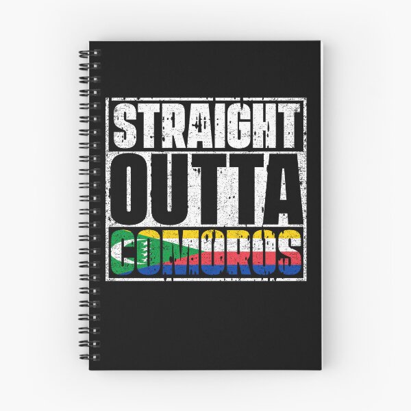 Item preview, Straight Outta Comoros Flag designed and sold by CosmoKitsch.