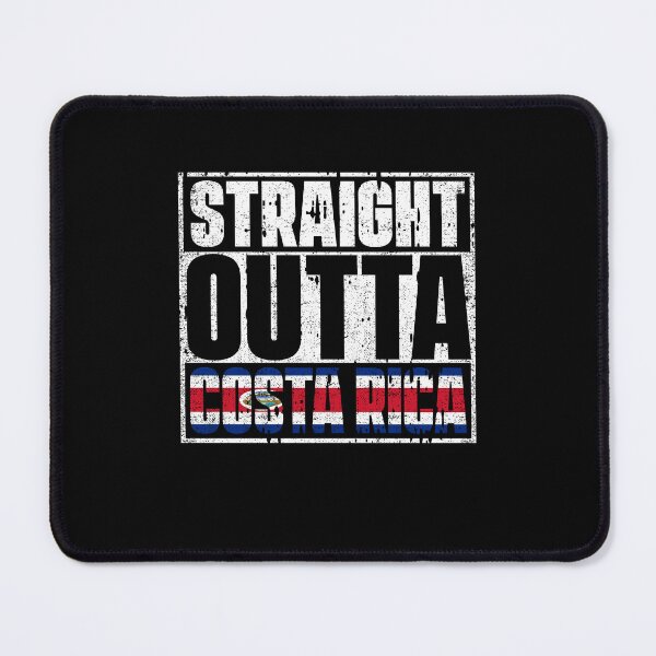 Item preview, Straight Outta Costa Rica Flag designed and sold by CosmoKitsch.
