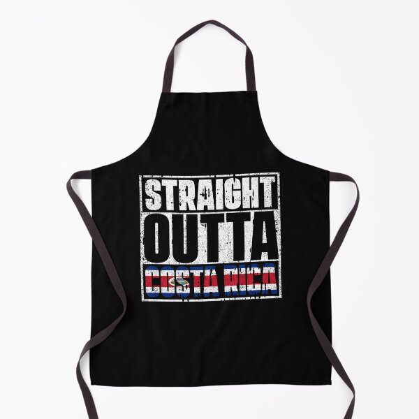 Item preview, Straight Outta Costa Rica Flag designed and sold by CosmoKitsch.