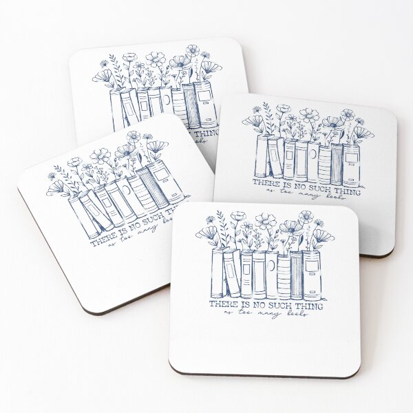 Item preview, No Such Thing As Too Many Books Floral Bookshelf designed and sold by krystalRomanart.