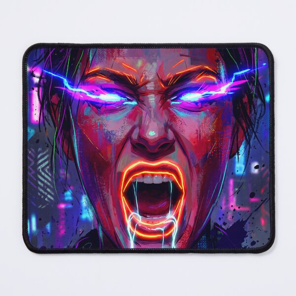 Item preview, SCREAMING NEON WOMAN 1 designed and sold by 500 TON.