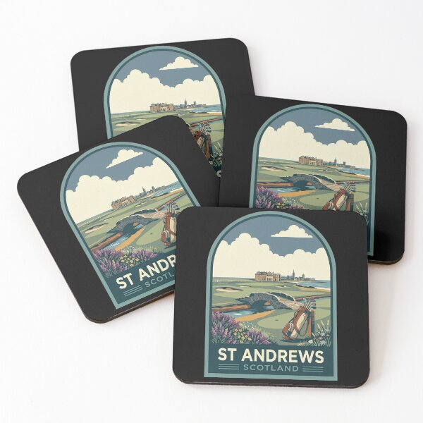 Item preview, St Andrews Scotland Historic Golf Course Art designed and sold by Loom on the Loch.