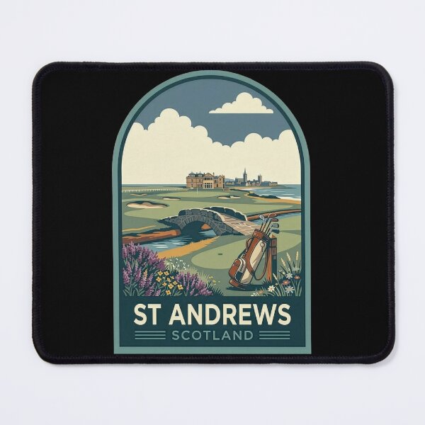 Item preview, St Andrews Scotland Historic Golf Course Art designed and sold by Loom on the Loch.