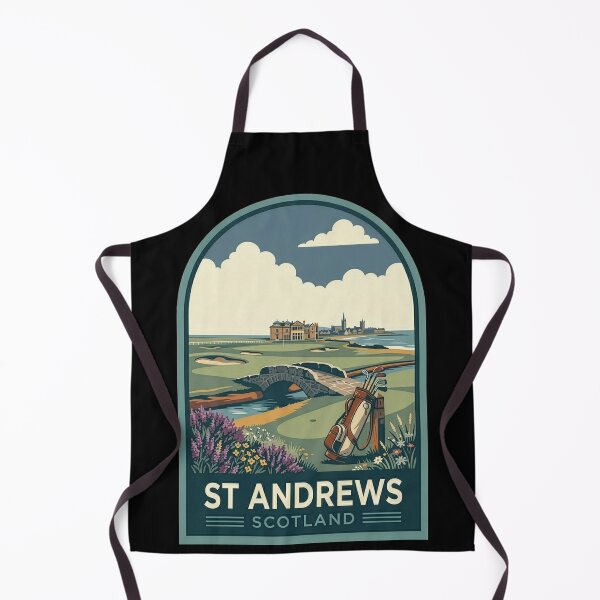 Item preview, St Andrews Scotland Historic Golf Course Art designed and sold by Loom on the Loch.
