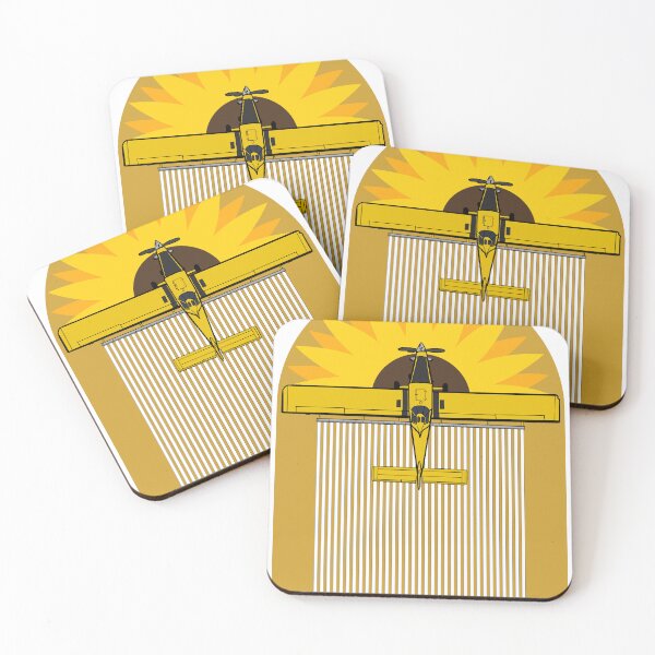 Item preview, Sunflower Ag pilots aerial applicator Retro Aviation Design designed and sold by RealPilotDesign.