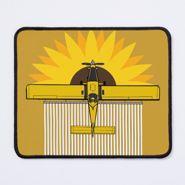 Item preview, Sunflower Ag pilots aerial applicator Retro Aviation Design designed and sold by RealPilotDesign.