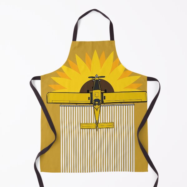 Item preview, Sunflower Ag pilots aerial applicator Retro Aviation Design designed and sold by RealPilotDesign.