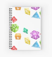 Cuaderno de espiral Conjunto de Siete Dados -Blanco-