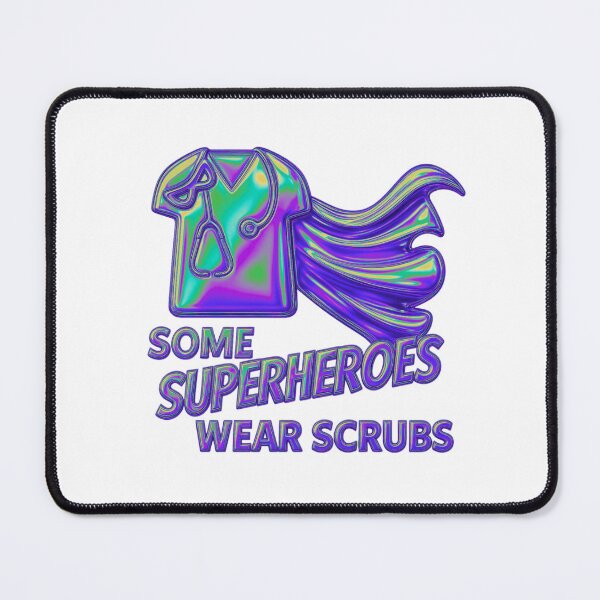 Item preview, Superheroes Wear Scrubs - Opalescent designed and sold by CustomEvDayShop.