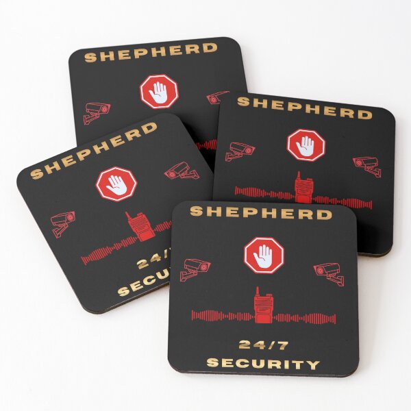 Item preview, German Shepherd 24/7 Security System Funny Dog Owner Gift Warning Design designed and sold by InkWaveX.