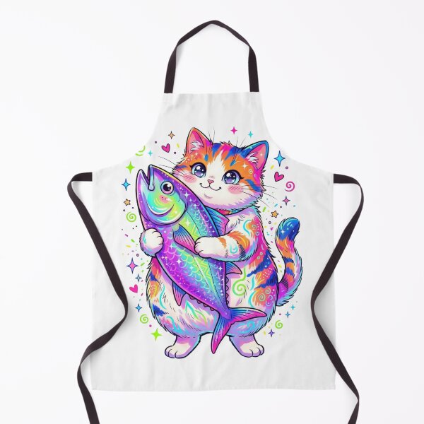 Item preview, Cats like fish. designed and sold by PP&RAINBOW SHOP.