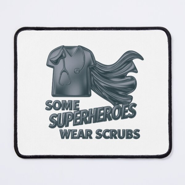 Item preview, Copy of Superheroes Wear Scrubs - Black Steel designed and sold by CustomEvDayShop.