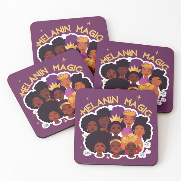 Item preview, Melanin Magic sticker pack designed and sold by Wakimani1.
