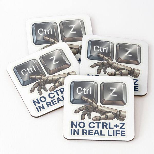 Item preview, No Ctrl Z In Real Life Programmer Cyberpunk Logic designed and sold by AkDesign022.