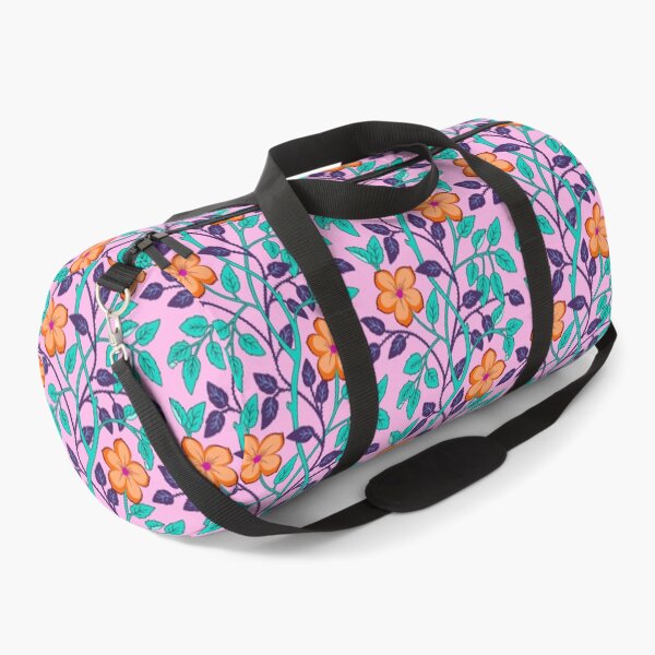 Item preview, Colorful climbing flower vines in pink designed and sold by Jennifer Ladd.