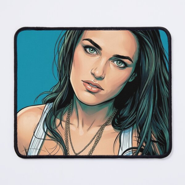 Item preview, Katie McGrath Face Card Lgbtq+ Comic Tv Movie designed and sold by Mind Space.