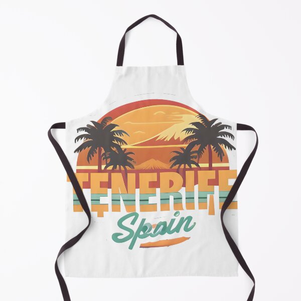 Item preview, Vintage Tenerife Spain Retro Travel Beach and Volcano designed and sold by Alldesign10.