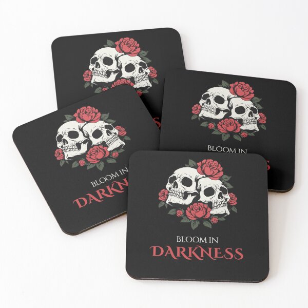 Item preview, Bloom In Darkness Dark Aesthetic Skull Roses designed and sold by ChaoticMuffin.