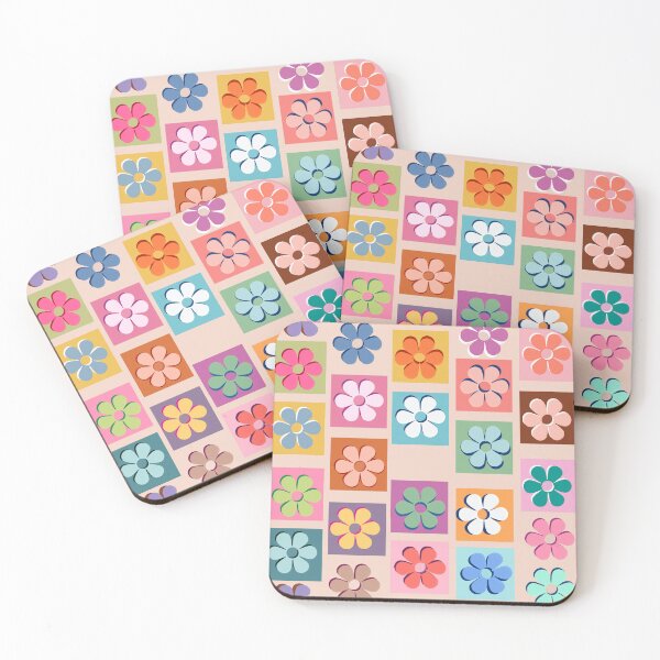 Item preview, Retreo flower blocks designed and sold by Navitaloves.