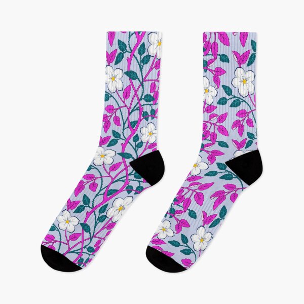 Item preview, Colorful climbing flower vines designed and sold by Jennifer Ladd.