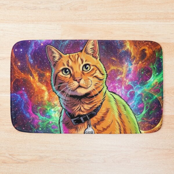 Item preview, Cat Goose Pride Galaxy Lgbtq+ Comic Super Hero  designed and sold by Mind Space.