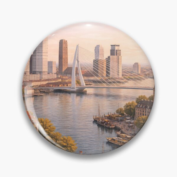 Item preview, Rotterdam Minimal Design – Netherlands Aesthetic designed and sold by ArtYouFeel.