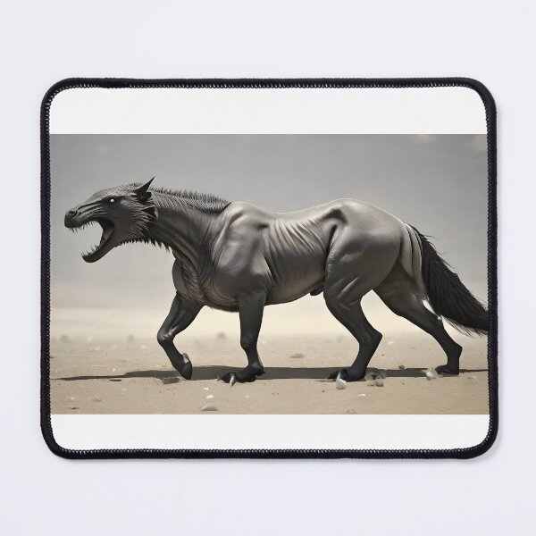 Item preview, Dark Fantasy Creature Horse Art | Creepy Mutant Animal Horror Illustration designed and sold by Bhaskar Digital Art.