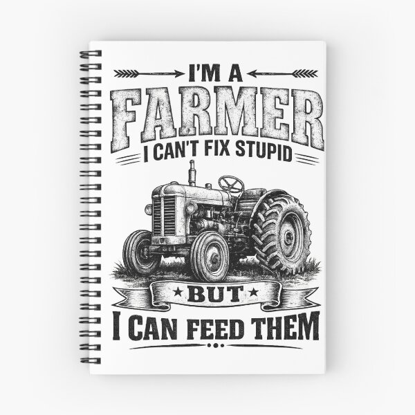 Item preview, Funny Farmer Saying Tractor Graphic I’m A Farmer I Can’t Fix Stupid But I Can Feed Them Rural Agriculture Humor designed and sold by Maravillio.
