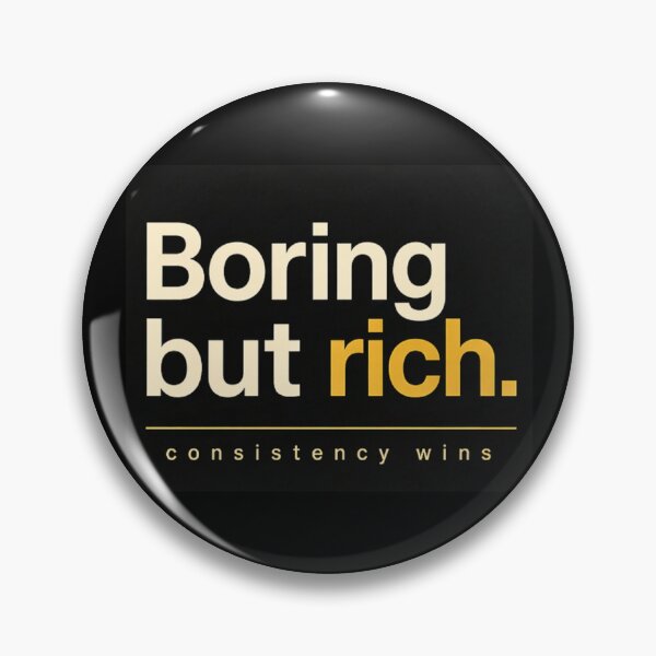Item preview, Boring But Rich Minimalist Wealth Design designed and sold by Kupeliemre.