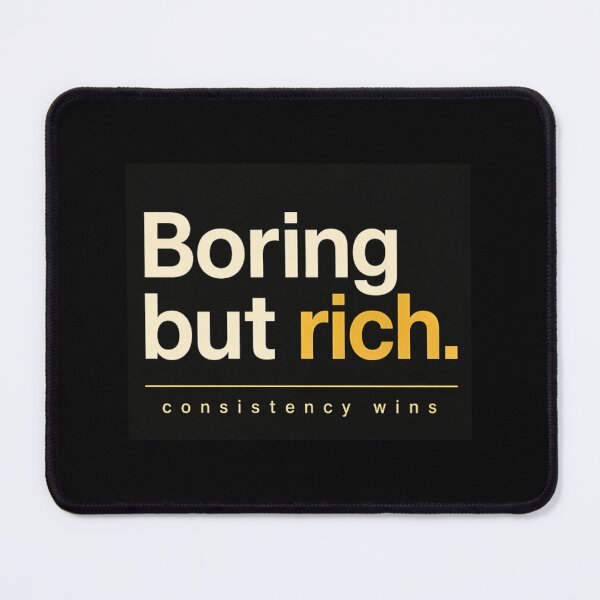 Item preview, Boring But Rich Minimalist Wealth Design designed and sold by Kupeliemre.