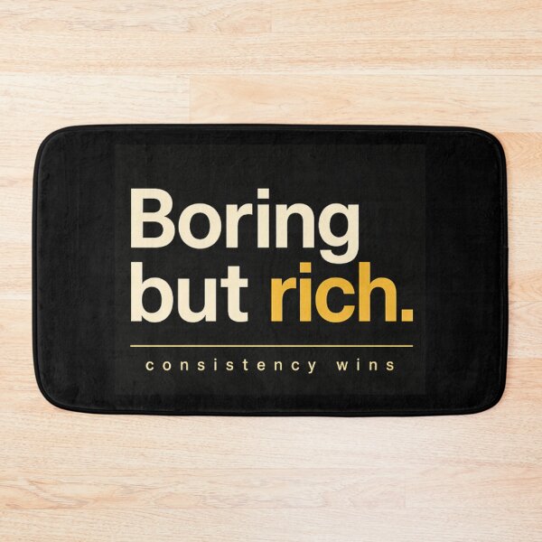 Item preview, Boring But Rich Minimalist Wealth Design designed and sold by Kupeliemre.
